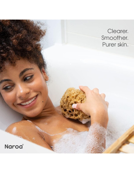 Esponja de Ducha Natural Naroa Grande Exfoliante Sin Plástico Esponja de Ducha Natural Naroa Grande Exfoliante Sin Plástico