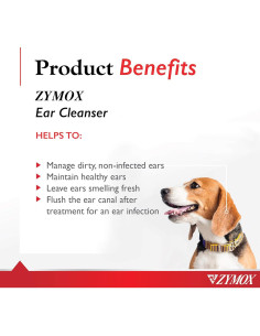 Limpiador de Oídos Zymox para Gatos y Perros 118 ml 2