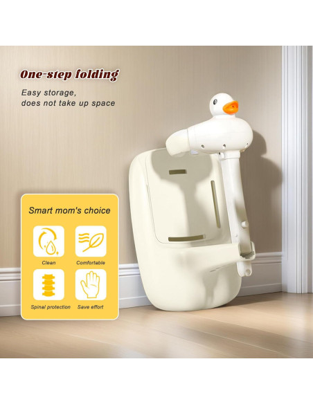 Soporte de Ducha para Bebés Plegable Antideslizante 2.1 kg Soporte de Ducha para Bebés Plegable Antideslizante 2.1 kg