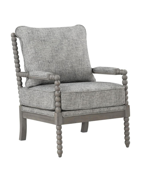 Silla de Acento Abbott OSP Home Furnishings Tela Grafito Silla de Acento Abbott OSP Home Furnishings Tela Grafito