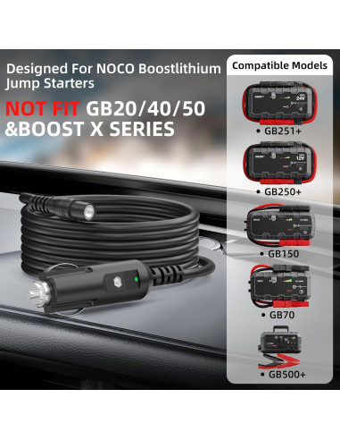 Adaptador de Cargador NOCO 56W 12V para Jump Starter