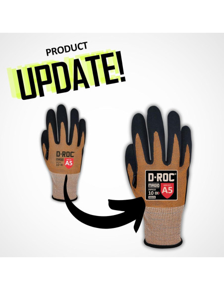 Guante de Trabajo MAGID D-ROC DXPG53 A5 VersaTek T5/XXS Guante de Trabajo MAGID D-ROC DXPG53 A5 VersaTek T5/XXS