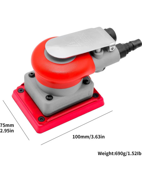 Lijadora Orbital Neumática DATOUBOSS 10000 RPM para Pulido Lijadora Orbital Neumática DATOUBOSS 10000 RPM para Pulido
