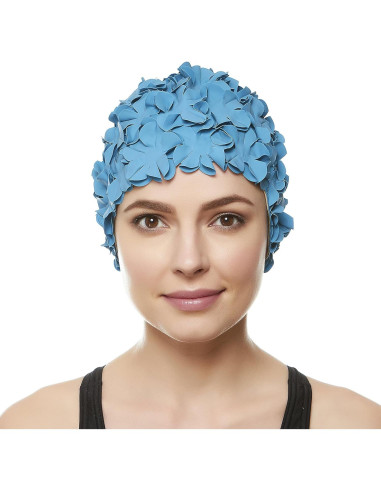 Gorro de Baño Floral Beemo para Mujeres - Protección Cabello