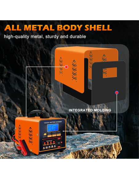Cargador de Batería SolaMr 12V/24V 20A Inteligente con Modo Invierno Cargador de Batería SolaMr 12V/24V 20A Inteligente con Modo Invierno