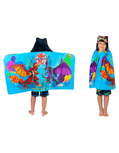 Toalla con Capucha Suave de Algodón Bakugan 61x127 cm Franco