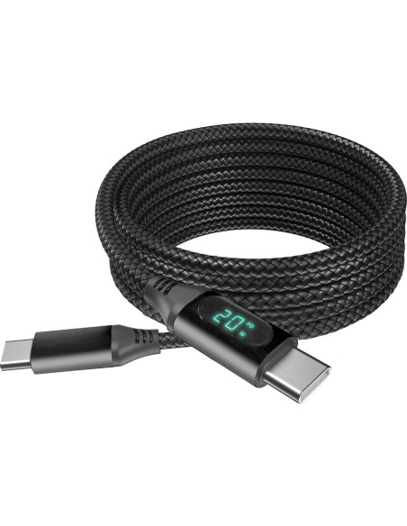Cable PowerDisplay PD BoxWave USB-C a USB-C 1.83m 100W Cable PowerDisplay PD BoxWave USB-C a USB-C 1.83m 100W