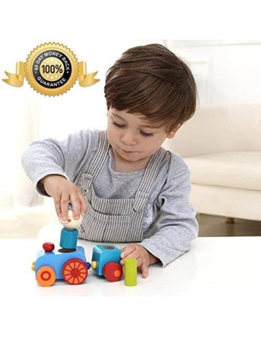 Juguete de Arrastre de Madera ZheJiang para Niños 1-4 Años
