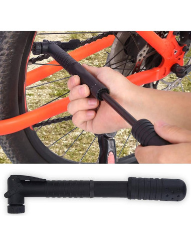 Mini bomba de bicicleta EBTOOLS 120 PSI portátil con soporte