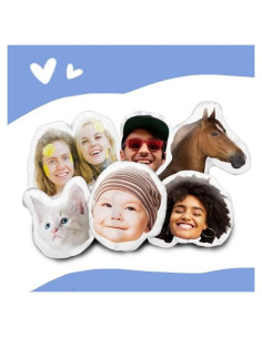 Almohada Personalizada Wucidici 20 cm Doble Cara Divertida