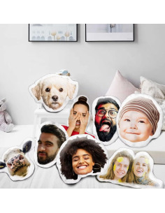 Almohada Personalizada Wucidici 20 cm Doble Cara Divertida 2
