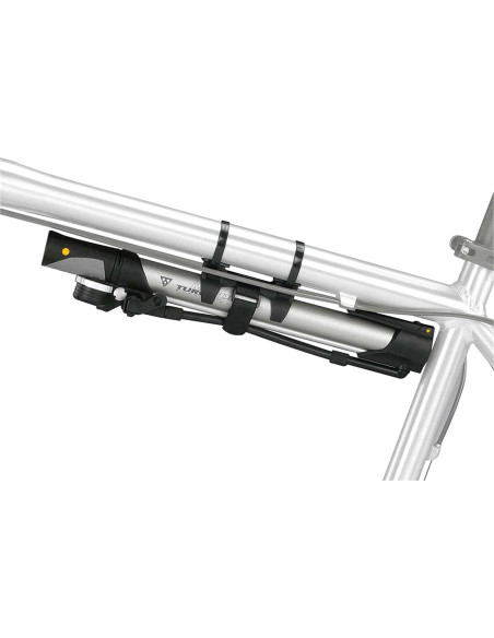 Bomba de Bicicleta Topeak Turbo Morph con Manómetro - Plata/Negro Bomba de Bicicleta Topeak Turbo Morph con Manómetro - Plata/Negro