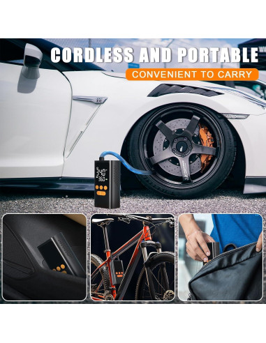 Compresor de Aire Portátil SoPrii BF-S-25 150 PSI 10000 mAh