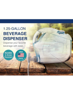Dispensador de Bebidas Arrow Ultra Slimline 4.73L Plástico BPA Free 2