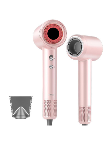 Secador de Pelo Iónico Tailulu 160000 RPM Rosa Portátil Secador de Pelo Iónico Tailulu 160000 RPM Rosa Portátil