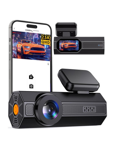 Cámara de tablero 2.5K Veement V200Pro con WiFi y visión nocturna