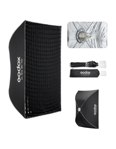 Godox Softbox Umbrella 90x120cm Montura Bowens con Difusores