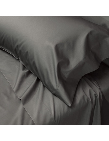 Juego de Sábanas Cuddledown Heritage 100% Algodón Individual Carbón