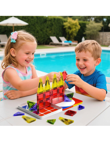 Mini Azulejos Magnéticos WMXDU 26 Piezas para Niños 3+