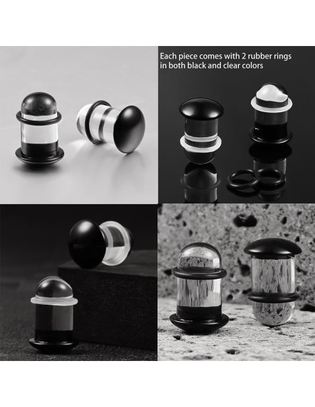 Kit de Estiramiento de Tapones de Vidrio 14G-00G 16 Piezas Kit de Estiramiento de Tapones de Vidrio 14G-00G 16 Piezas