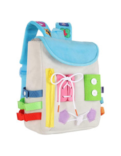 Mochila Tablero Ocupado Foshan - Juguete Educativo Gris