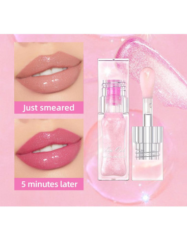 Brillo Labial Cambiante MAEPEOR Hidratante 7 Colores 40g