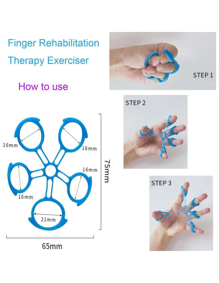 Bola de Ejercicio para Manos Qeeheng Rosa - Estirador de Dedos Bola de Ejercicio para Manos Qeeheng Rosa - Estirador de Dedos