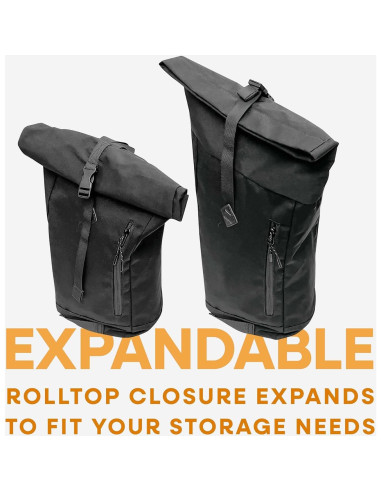 Mochila Rolltop Nupouch Verde Oliva 7.5L Resistente al Agua