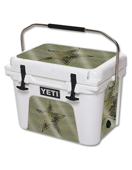 Piel Brillante MightySkins para Enfriador YETI 20 qt - Estrella del Ejército Piel Brillante MightySkins para Enfriador YETI 20 qt - Estrella del Ejército