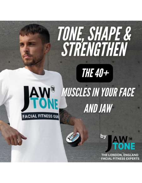 Chicle Duro JawTone para Fitness Facial y Mandíbula Menta 40 Unidades Chicle Duro JawTone para Fitness Facial y Mandíbula Menta 40 Unidades