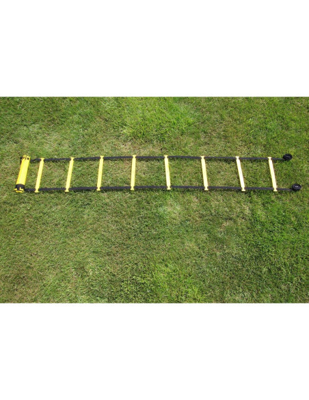 Escalera de Agilidad Sportime 8.99m x 42cm Ajustable Amarillo Escalera de Agilidad Sportime 8.99m x 42cm Ajustable Amarillo