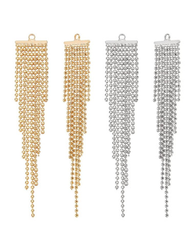 Colgantes de Borlas Beebeecraft Baño de Oro 18K - 6 Piezas