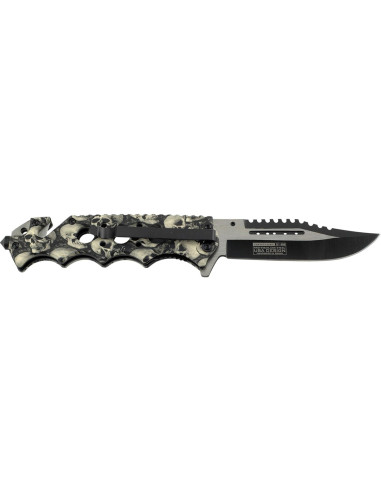 Cuchillo Plegable TAC Force TF-809, Hoja Bicolor 8.9 cm