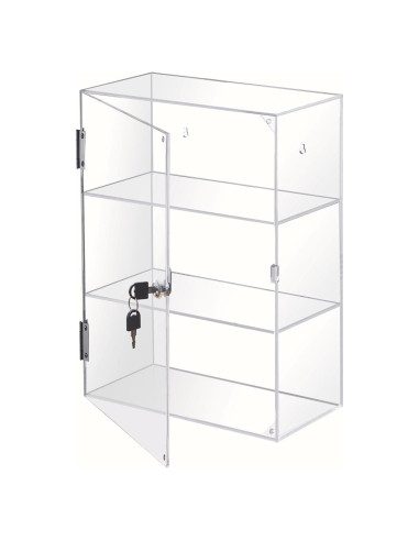 Caja de Exhibición Acrílica KaloTidy con Cerradura 30x15x40 cm