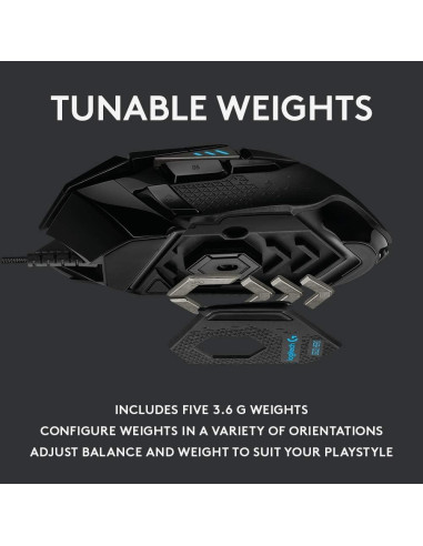 Logitech G560 Altavoces 2.1 RGB + G502 Ratón Gaming