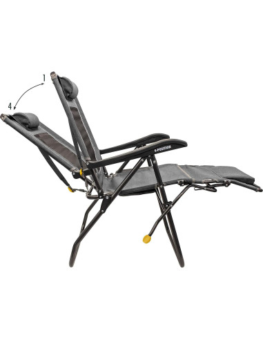Silla de Lounge Plegable GCI Outdoor Legz Up 113.4 kg