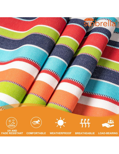 Hamaca Lazy Daze 3.66m Sunbrella Doble Resistente al Clima