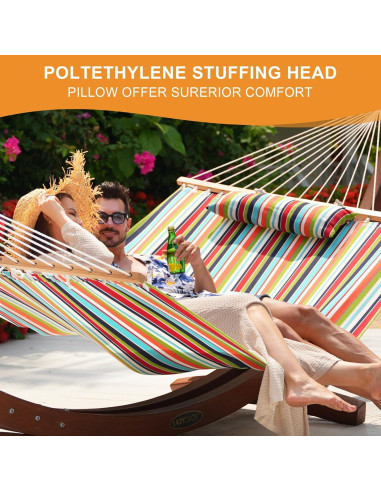 Hamaca Lazy Daze 3.66m Sunbrella Doble Resistente al Clima