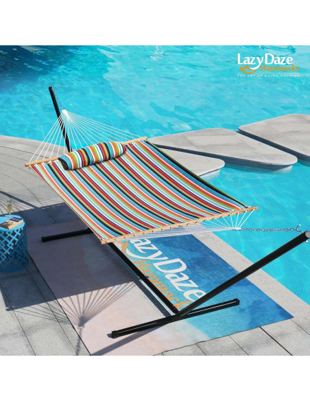 Hamaca Lazy Daze 3.66m Sunbrella Doble Resistente al Clima Hamaca Lazy Daze 3.66m Sunbrella Doble Resistente al Clima