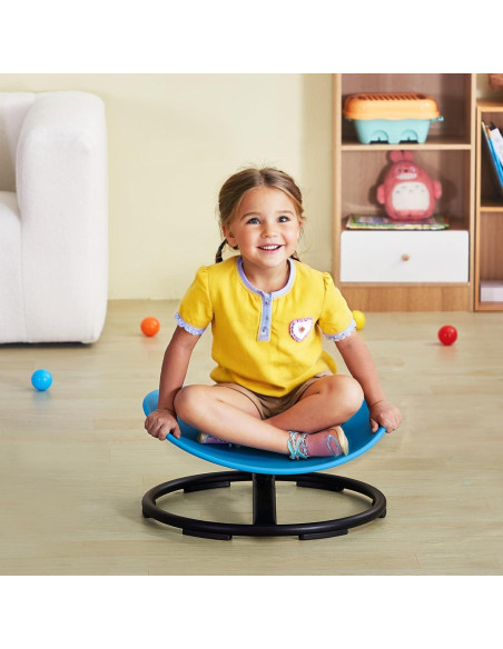 Silla Giratoria para Niños VEVOR Azul, 100 kg, Sensory 360 Silla Giratoria para Niños VEVOR Azul, 100 kg, Sensory 360