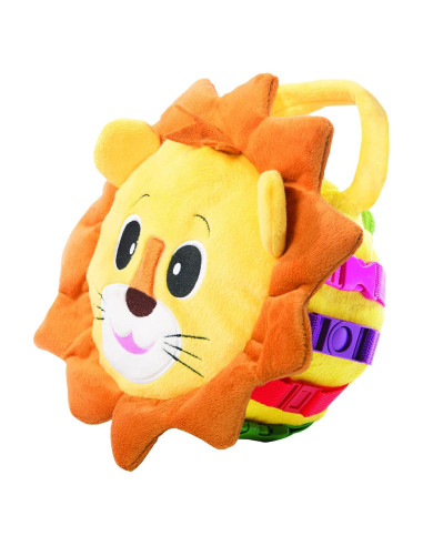Juguete de Peluche Benny León Buckle Toys 22.86 cm Educativo