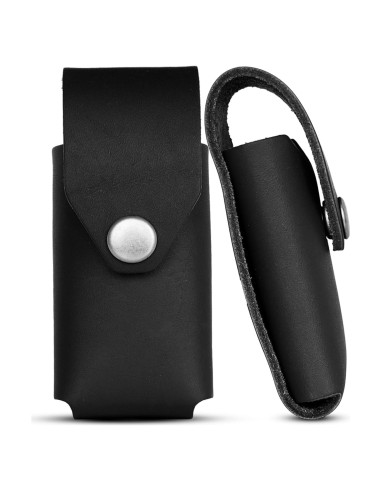 Funda de Cuero para Multiherramienta Leatherman Wave - Negro