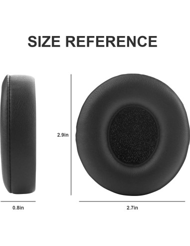 Almohadillas de Reemplazo para Auriculares Beats Solo 4 - Negro