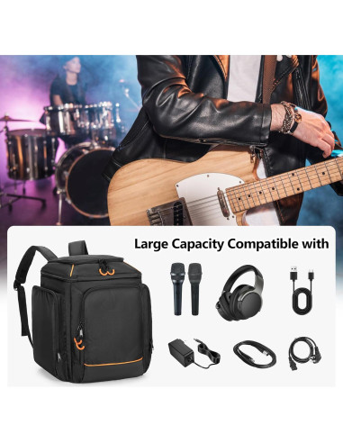 Mochila CURMIO para Altavoz Bluetooth Bose S1 Pro - 30.7x24.9x35.1 cm