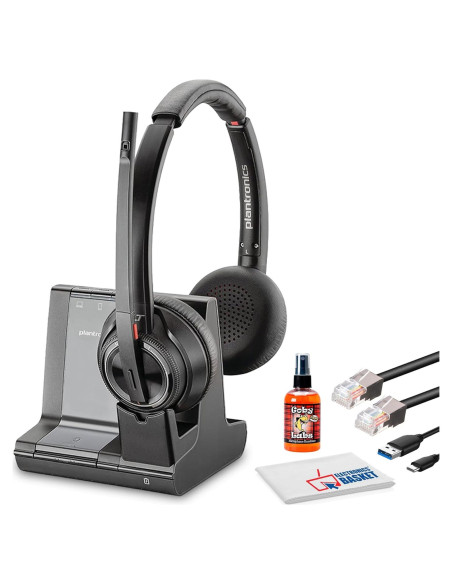 Auriculares inalámbricos DECT Savi 8220 UC Poly - Doble oído Auriculares inalámbricos DECT Savi 8220 UC Poly - Doble oído