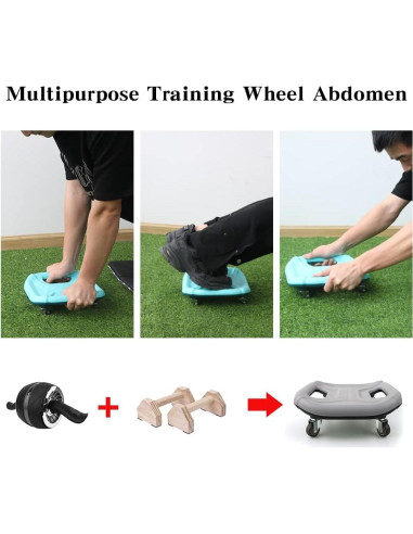 Rueda Abdominal UNHG para Ejercicio en Casa - 150 kg