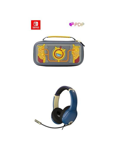 Funda Purah Pad 3D GLOW + Auriculares AIRLITE para Nintendo Switch Funda Purah Pad 3D GLOW + Auriculares AIRLITE para Nintendo Switch