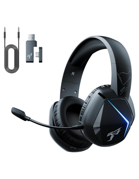 Auriculares Gaming Inalámbricos SOMIC GS401 Pro 50mm Bluetooth 5.2 Auriculares Gaming Inalámbricos SOMIC GS401 Pro 50mm Bluetooth 5.2