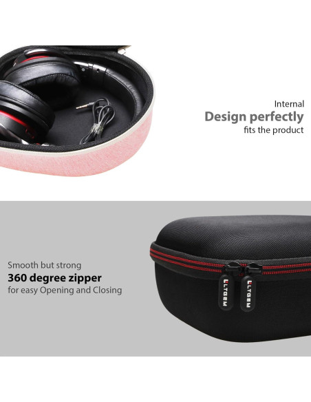 Funda universal para auriculares LTGEM Naranja - Protección EVA Funda universal para auriculares LTGEM Naranja - Protección EVA