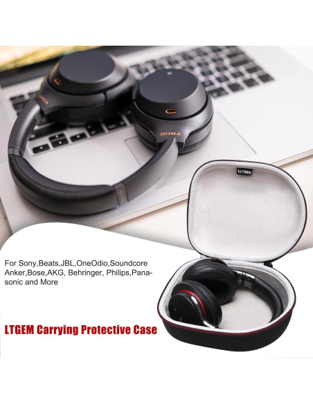 Funda universal para auriculares LTGEM Naranja - Protección EVA Funda universal para auriculares LTGEM Naranja - Protección EVA